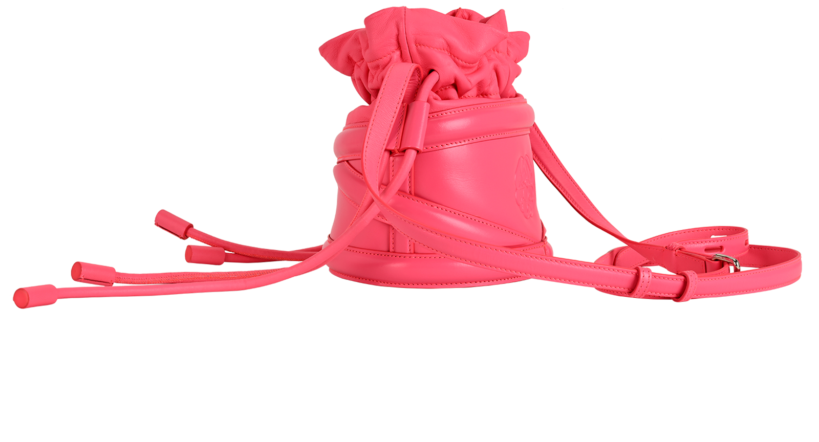 Soft Curve, &pound;390, Handbags, Pink, Leather, Bottom view